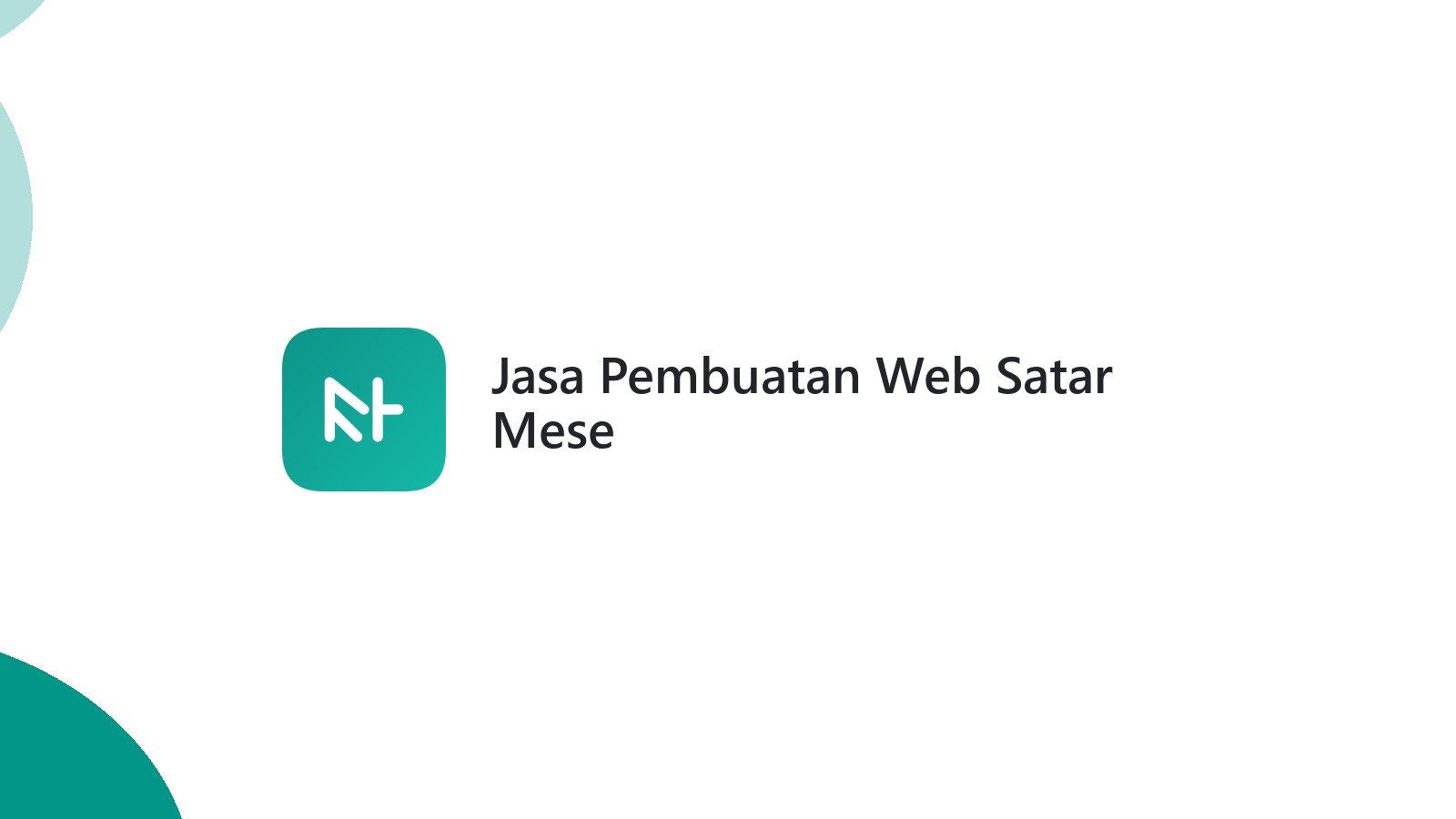 Jasa Pembuatan Web Satar Mese