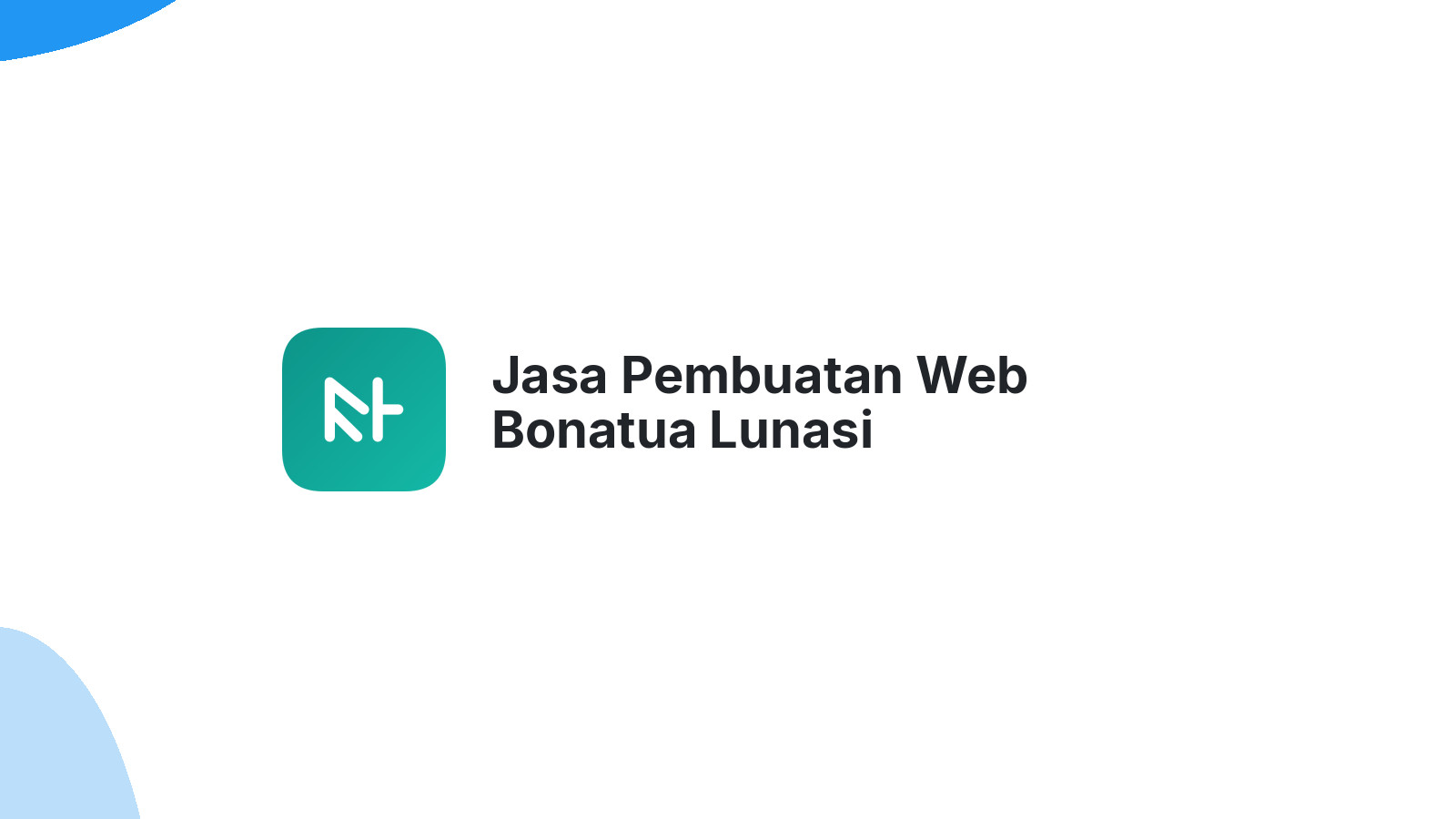 Jasa Pembuatan Web Bonatua Lunasi