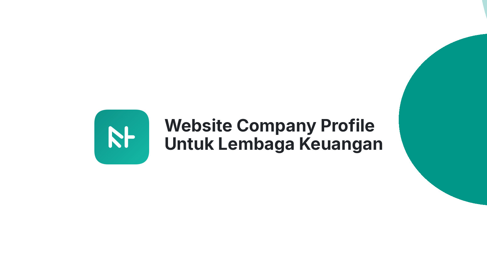 Website Company Profile Untuk Lembaga Keuangan