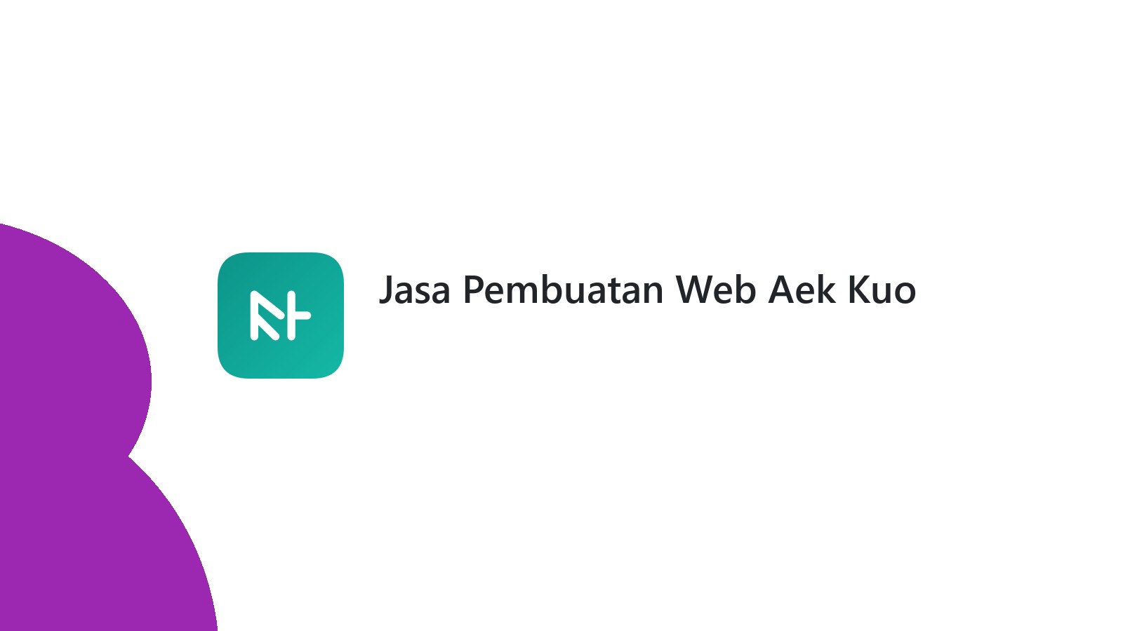 Jasa Pembuatan Web Aek Kuo