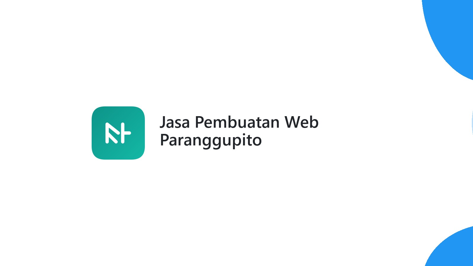 Jasa Pembuatan Web Paranggupito