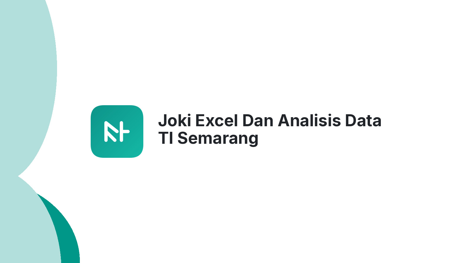 Joki Excel Dan Analisis Data TI Semarang