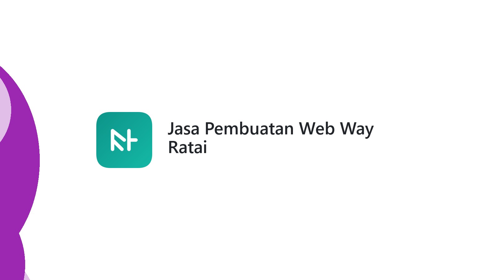 Jasa Pembuatan Web Way Ratai