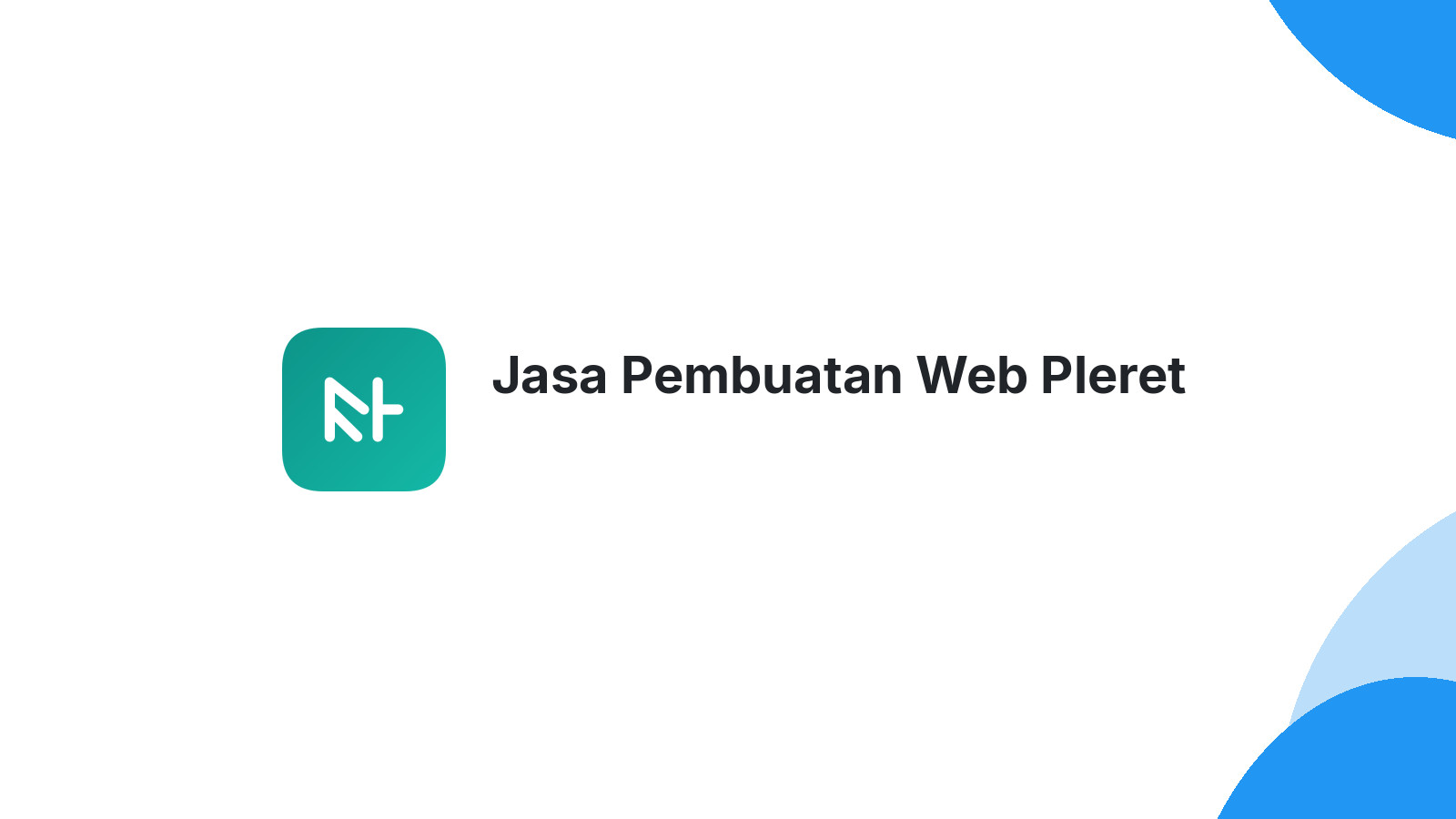 Jasa Pembuatan Web Pleret