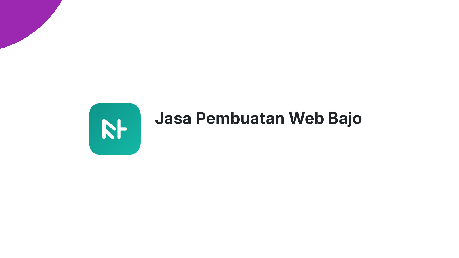 Jasa Pembuatan Web Bajo