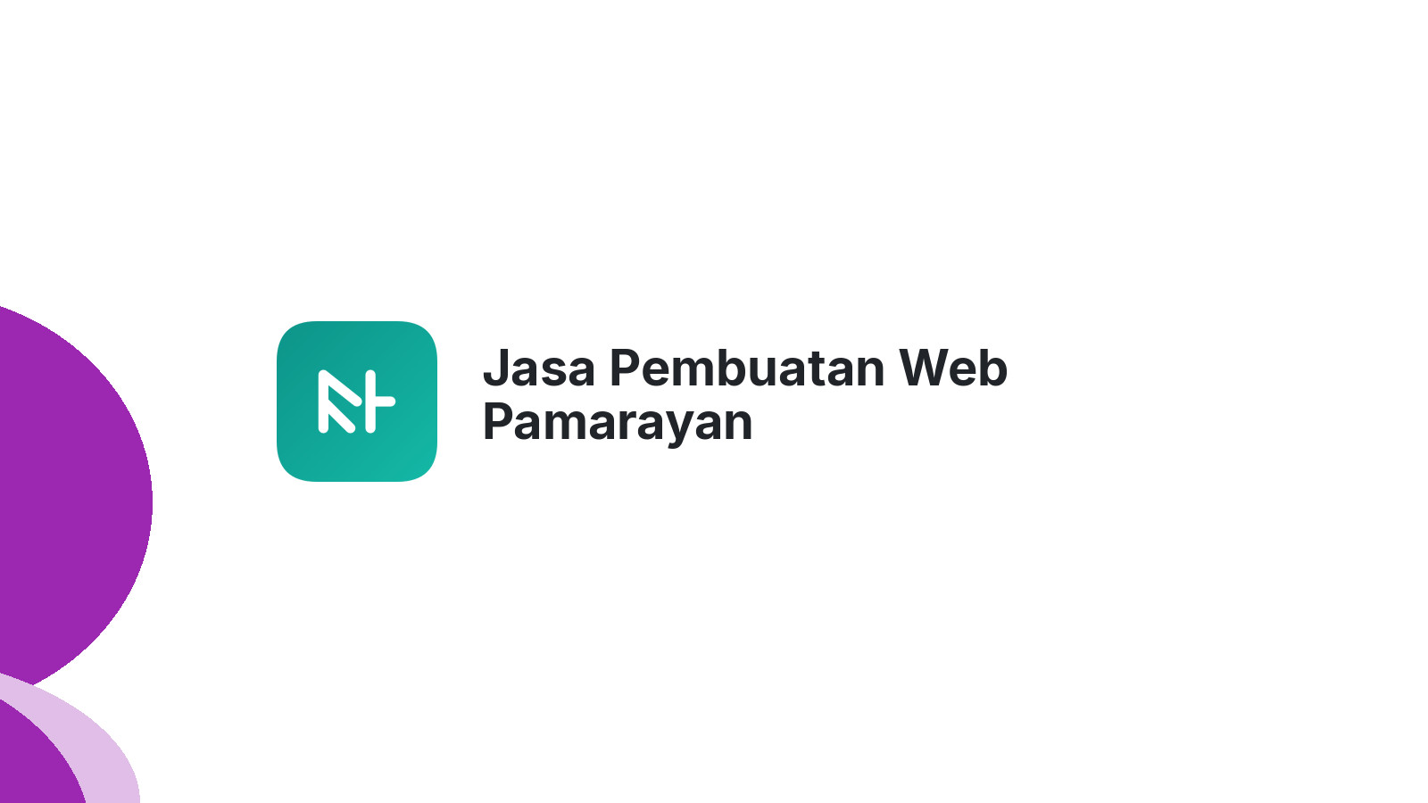 Jasa Pembuatan Web Pamarayan