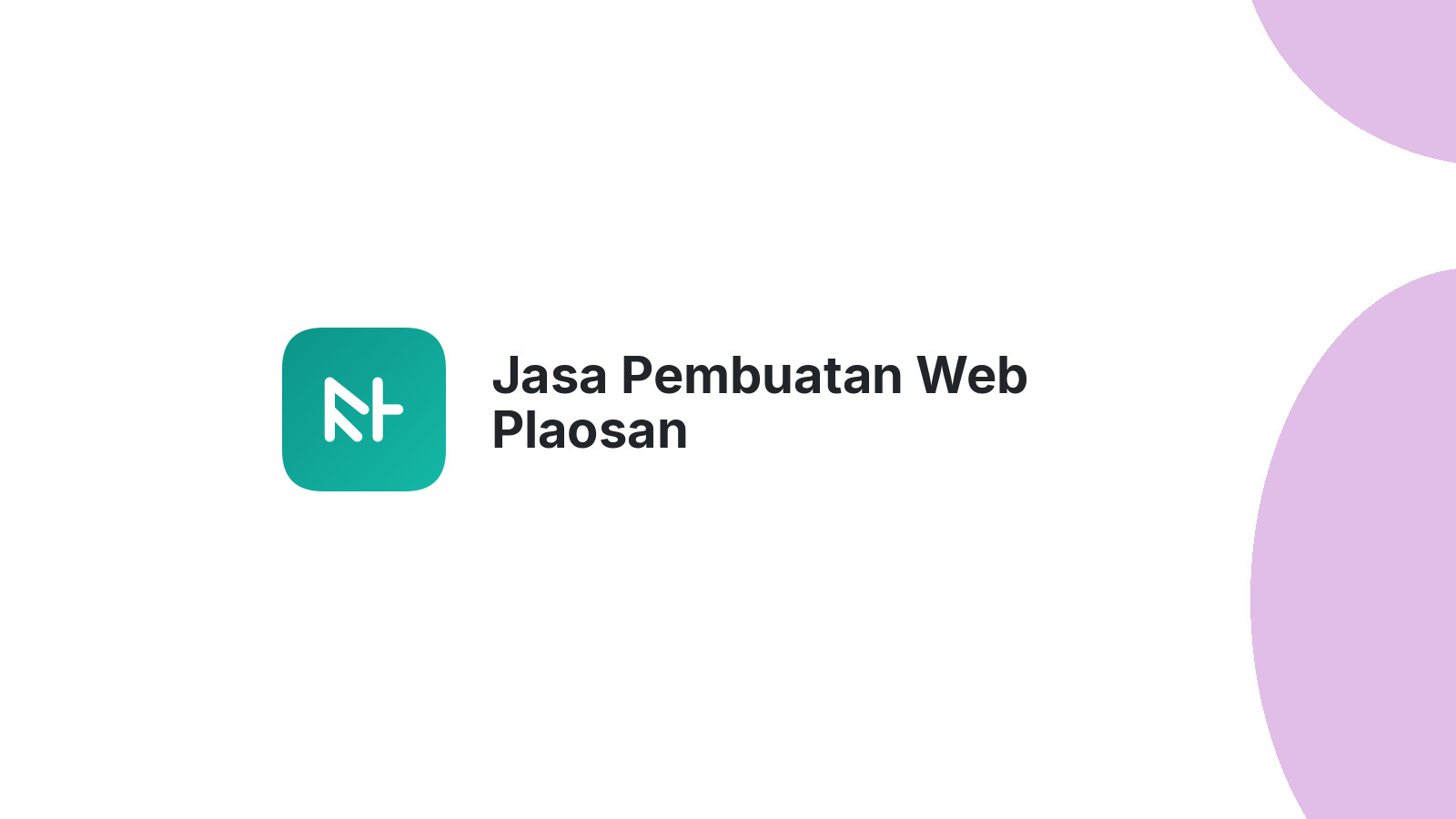 Jasa Pembuatan Web Plaosan