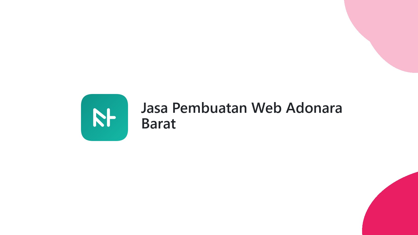 Jasa Pembuatan Web Adonara Barat