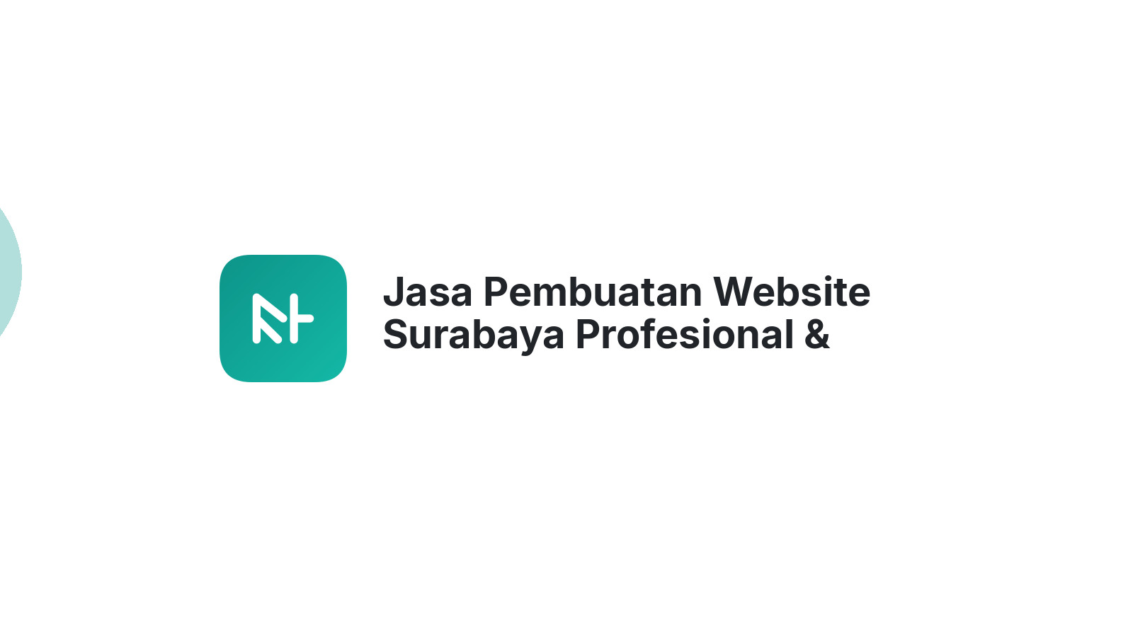 Jasa Pembuatan Website Surabaya Profesional & Terpercaya