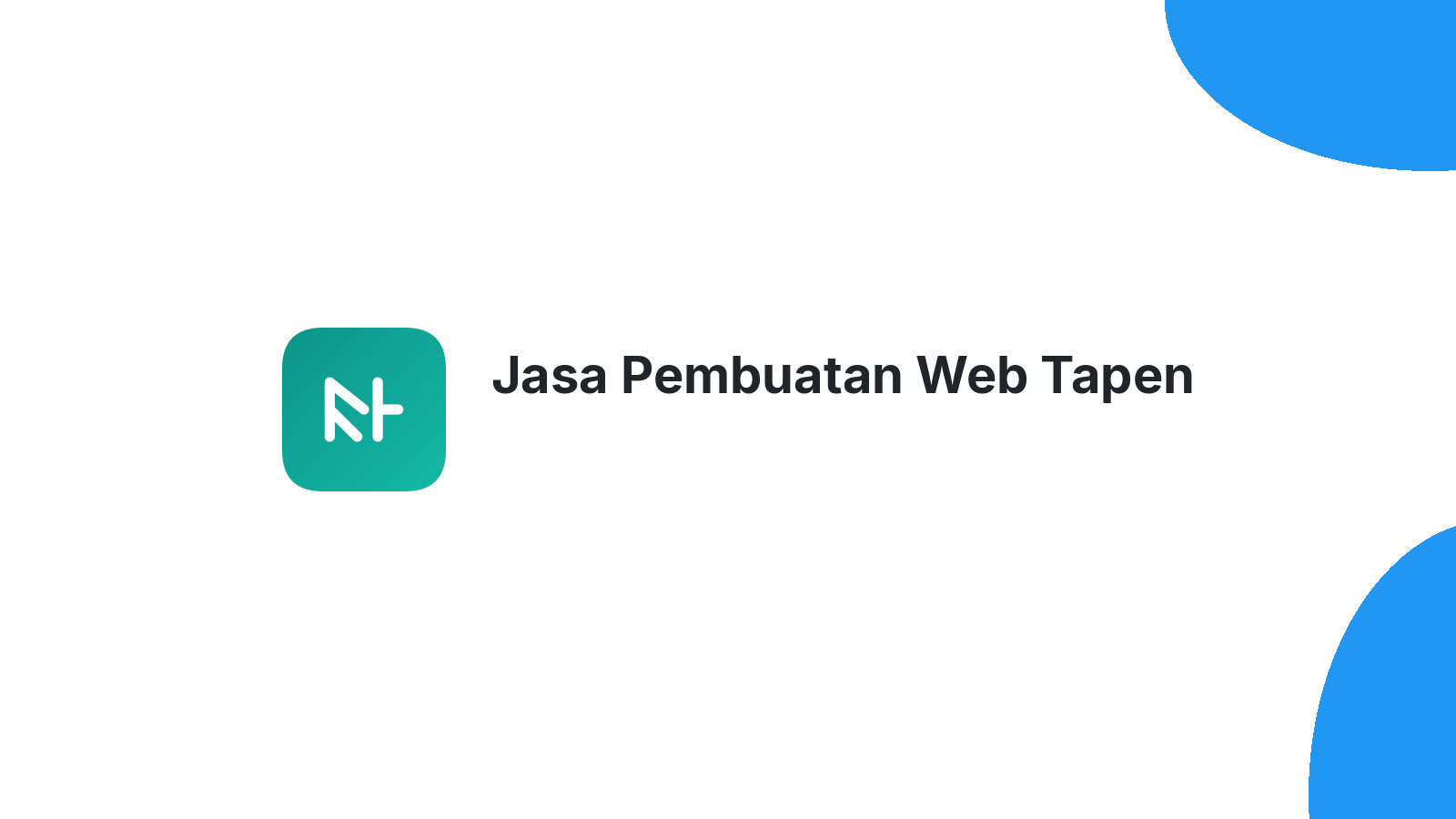 Jasa Pembuatan Web Tapen