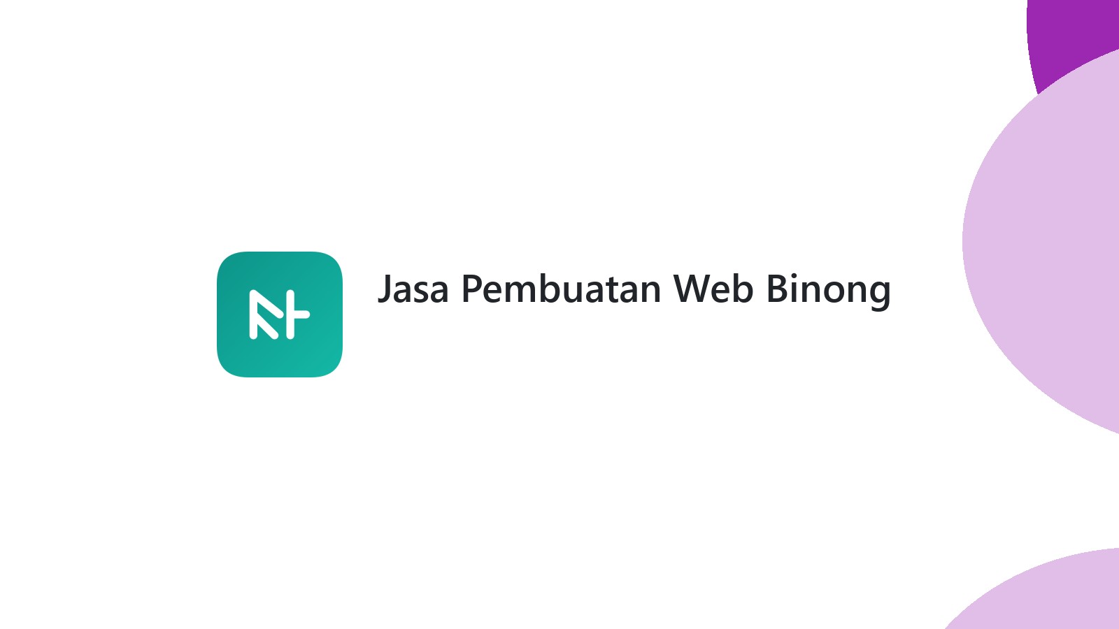 Jasa Pembuatan Web Binong