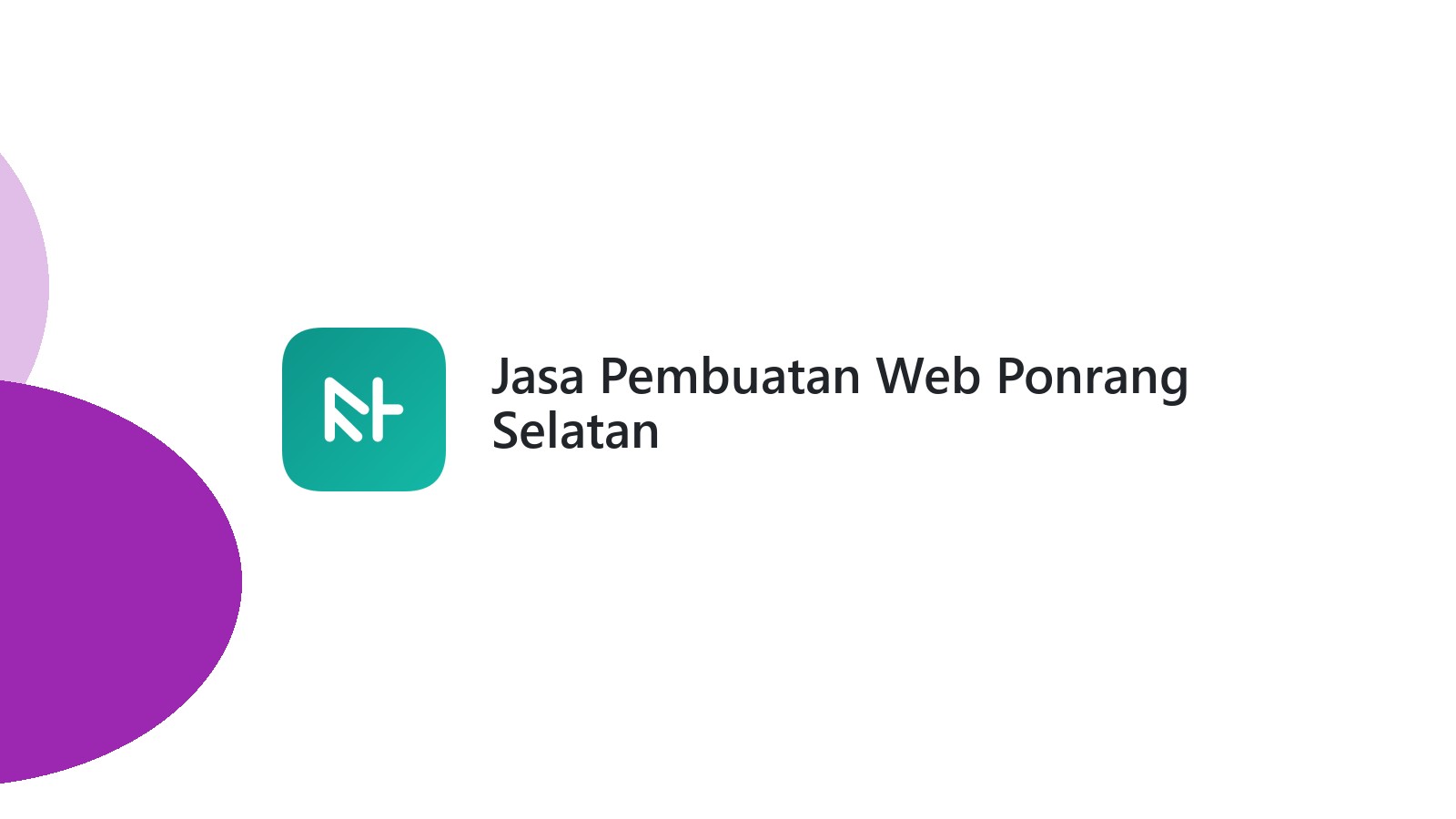 Jasa Pembuatan Web Ponrang Selatan