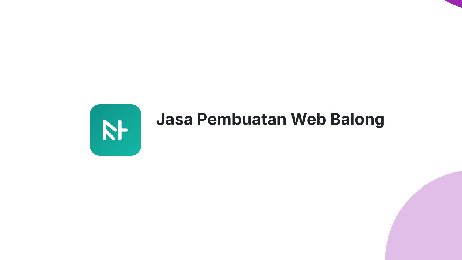 Jasa Pembuatan Web Balong
