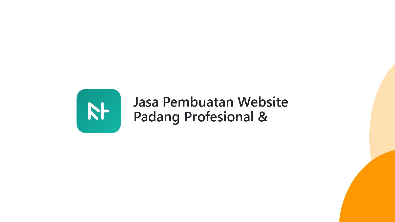 Jasa Pembuatan Website Padang Profesional & Terpercaya