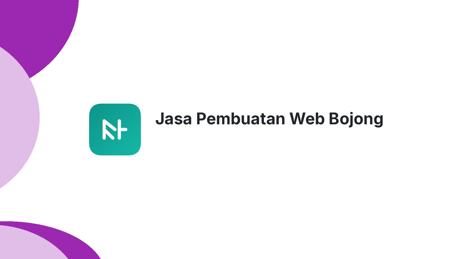 Jasa Pembuatan Web Bojong