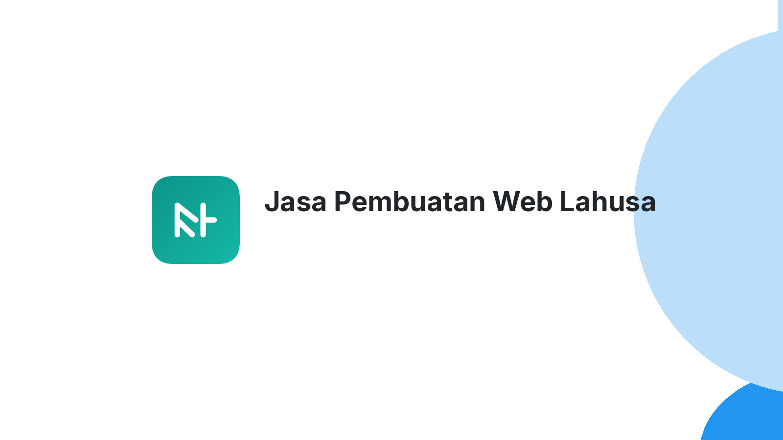 Jasa Pembuatan Web Lahusa