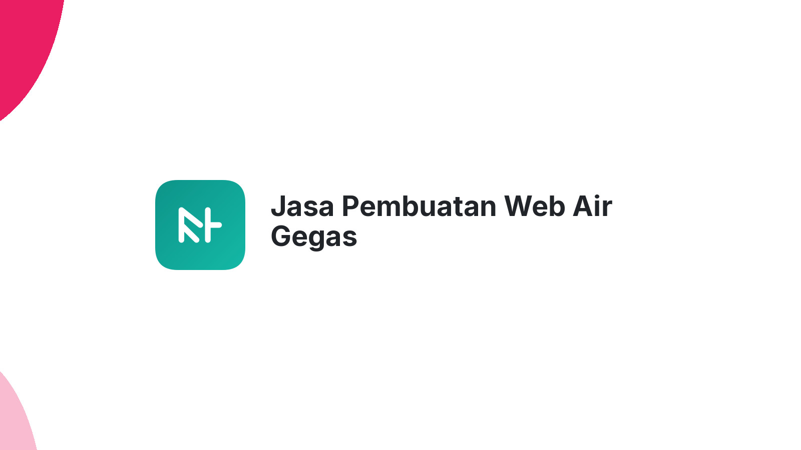 Jasa Pembuatan Web Air Gegas