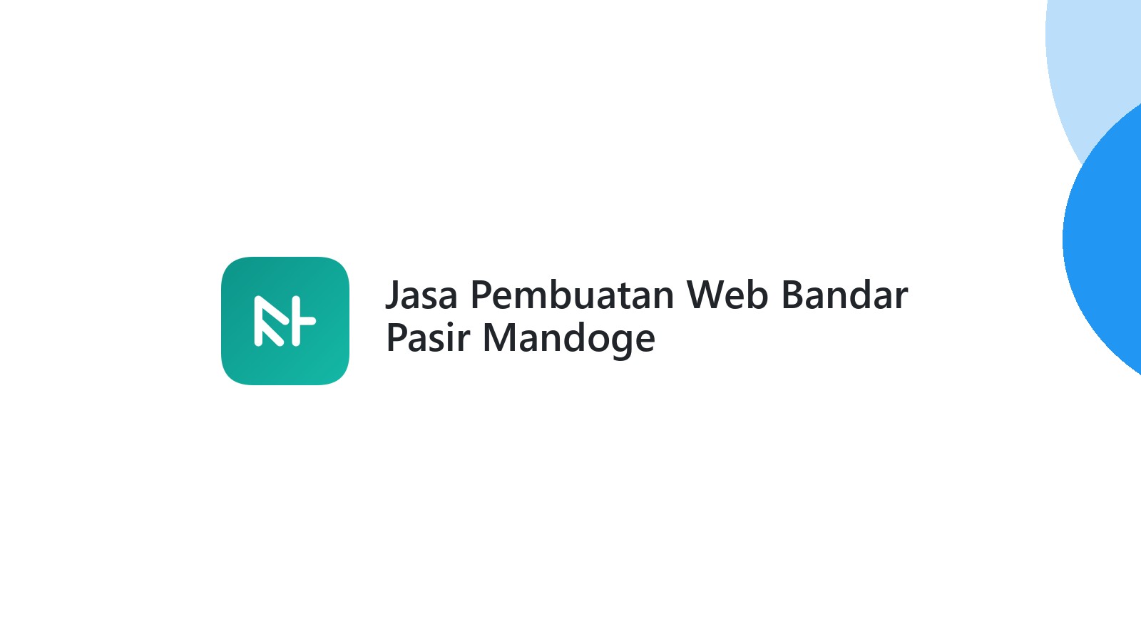 Jasa Pembuatan Web Bandar Pasir Mandoge