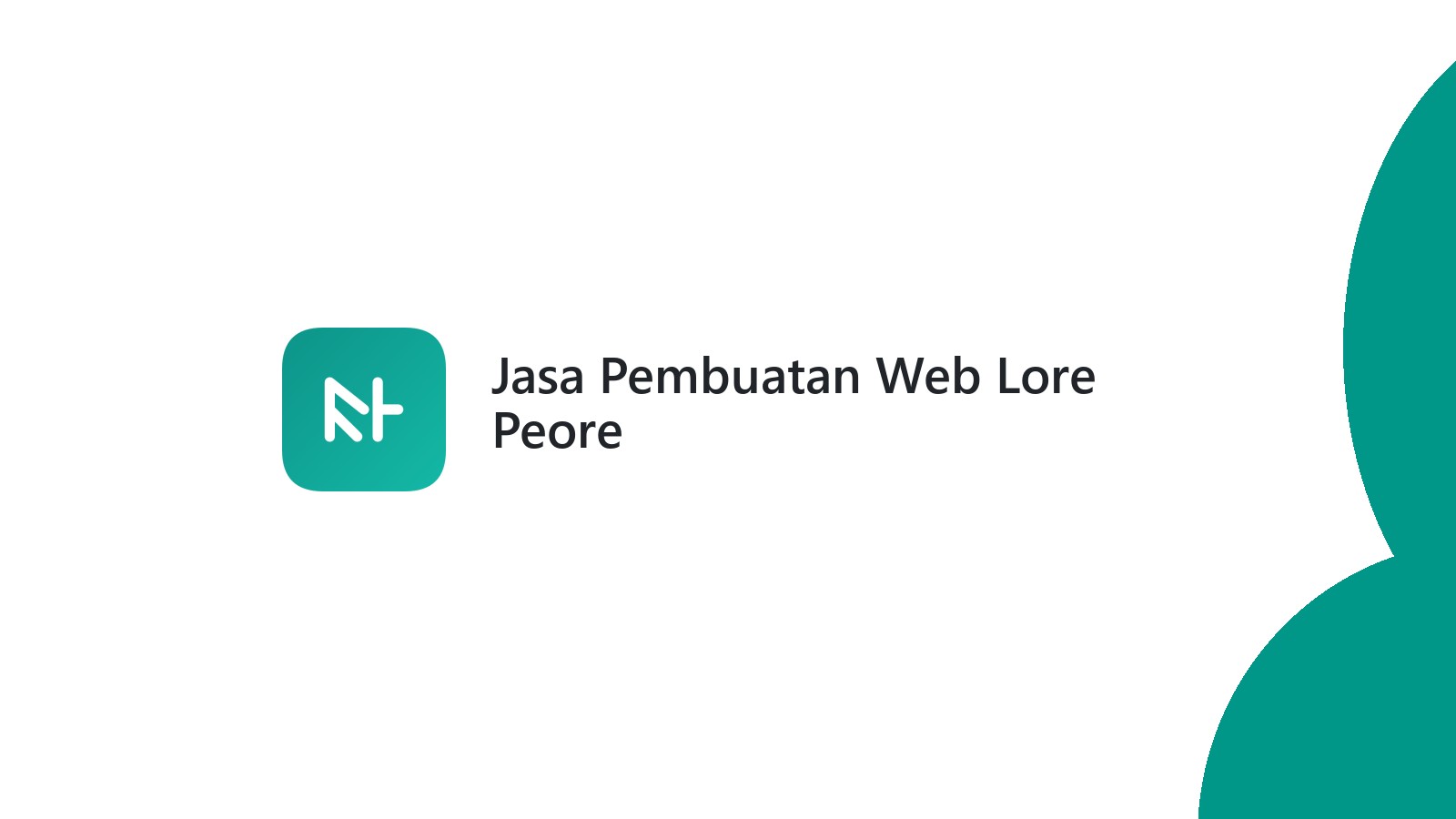 Jasa Pembuatan Web Lore Peore