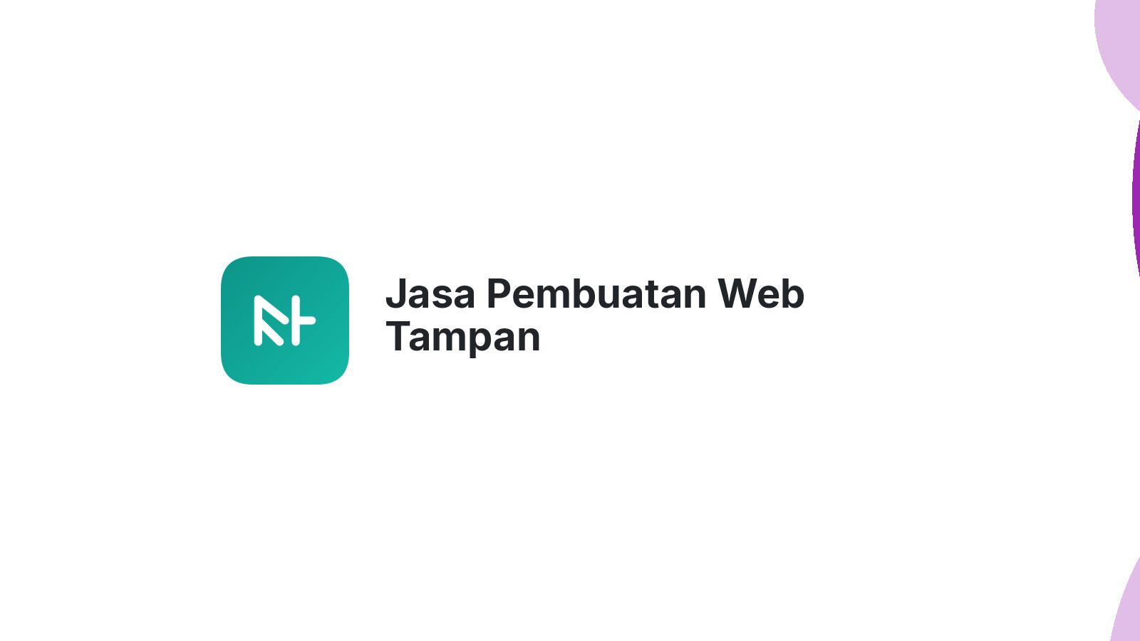 Jasa Pembuatan Web Tampan