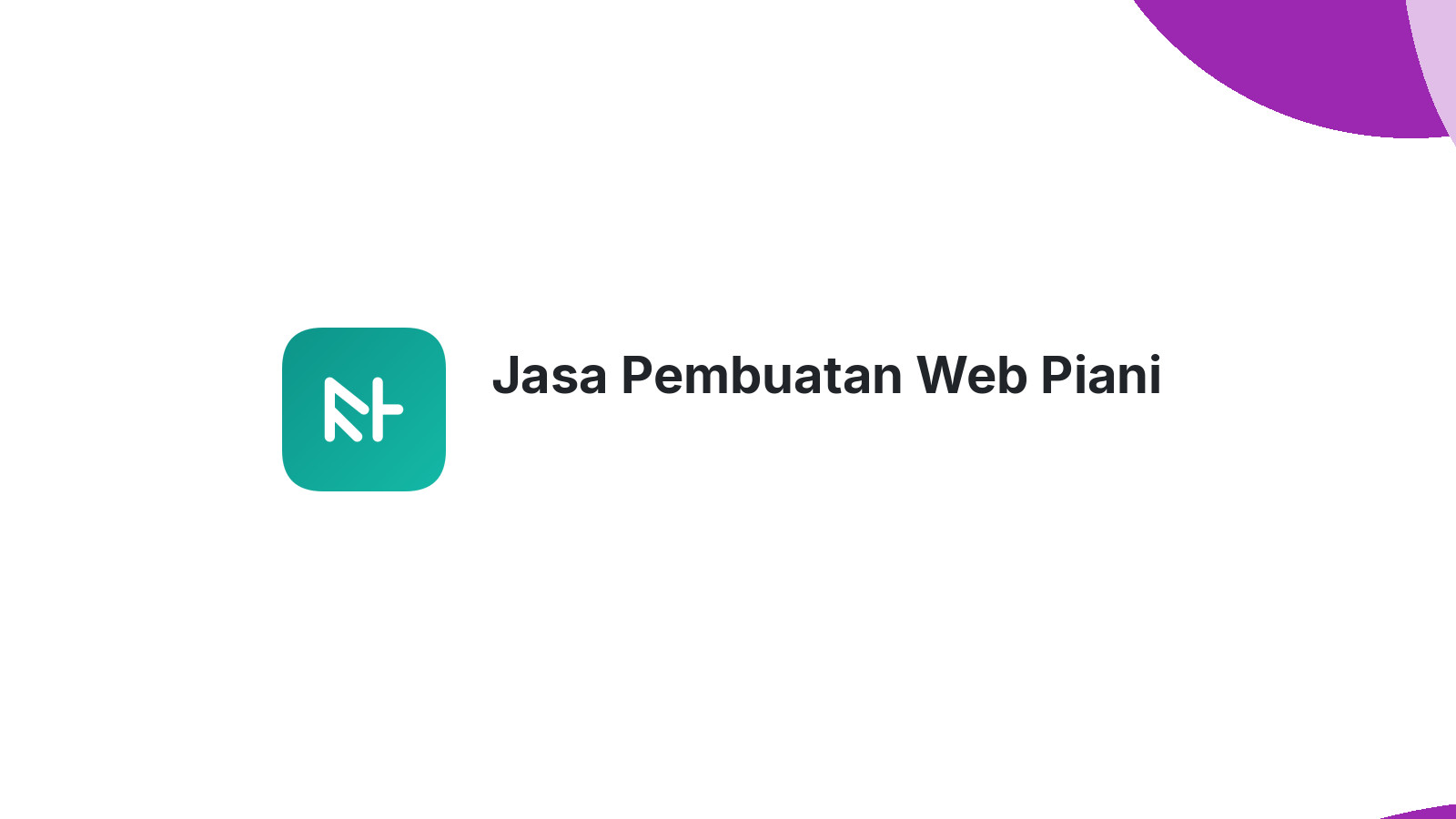 Jasa Pembuatan Web Piani