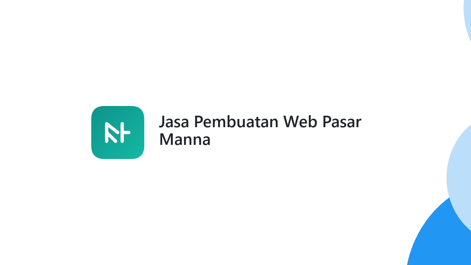Jasa Pembuatan Web Pasar Manna
