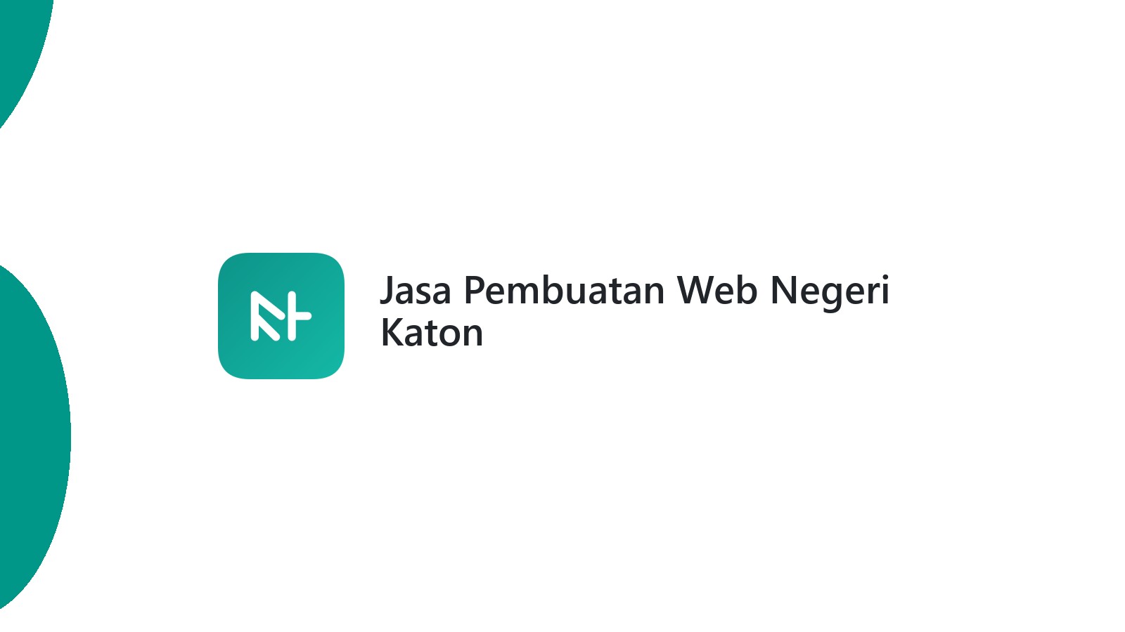 Jasa Pembuatan Web Negeri Katon