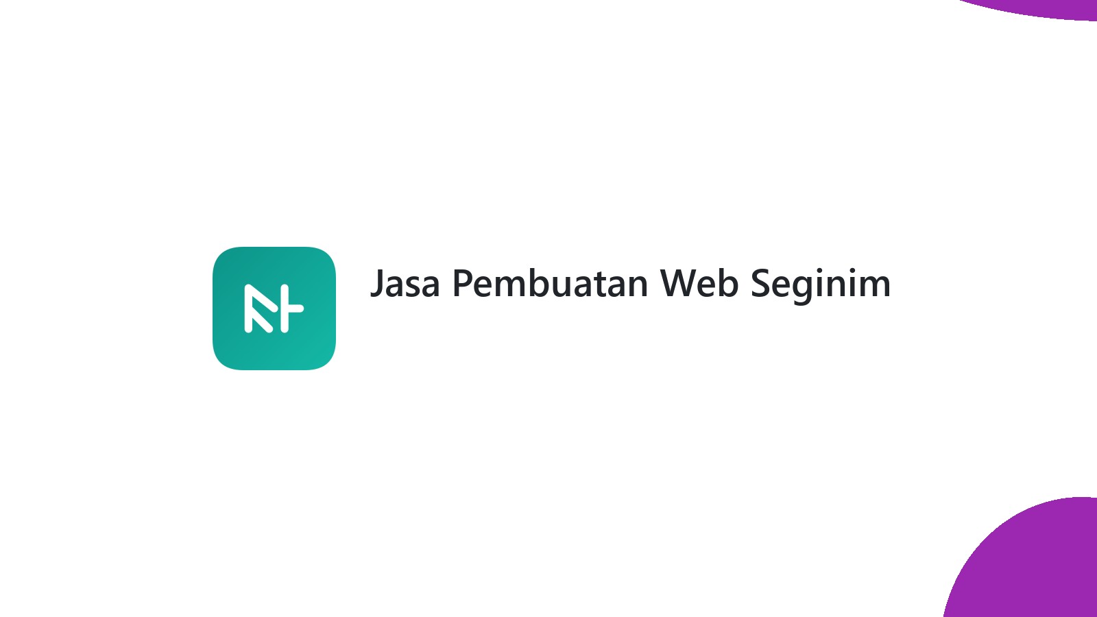 Jasa Pembuatan Web Seginim