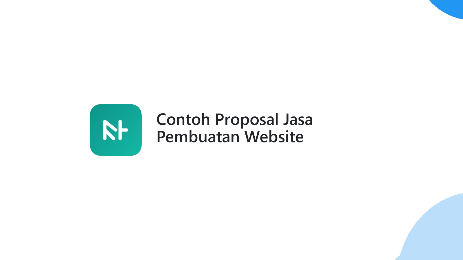 Contoh Proposal Jasa Pembuatan Website