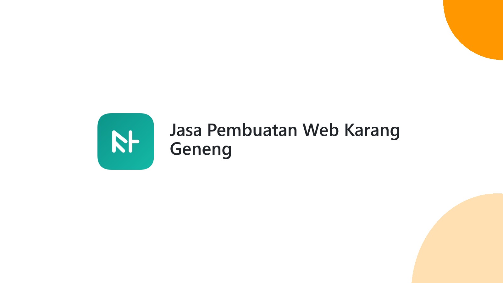 Jasa Pembuatan Web Karang Geneng