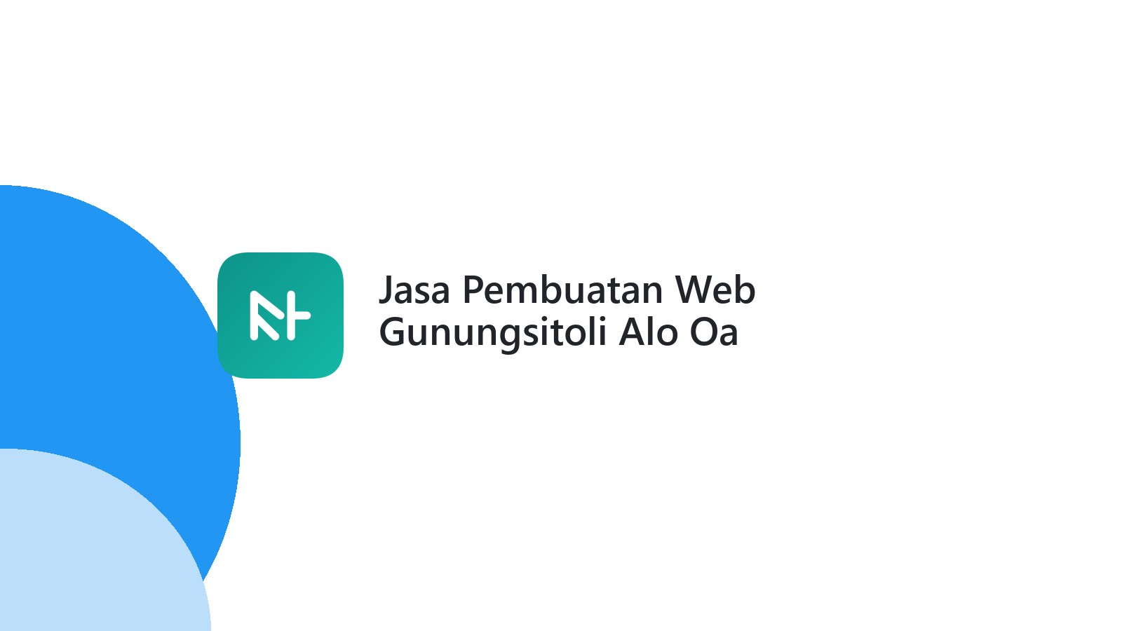 Jasa Pembuatan Web Gunungsitoli Alo Oa
