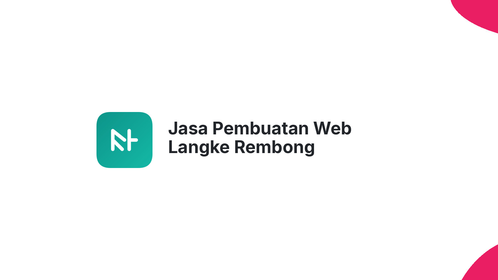 Jasa Pembuatan Web Langke Rembong