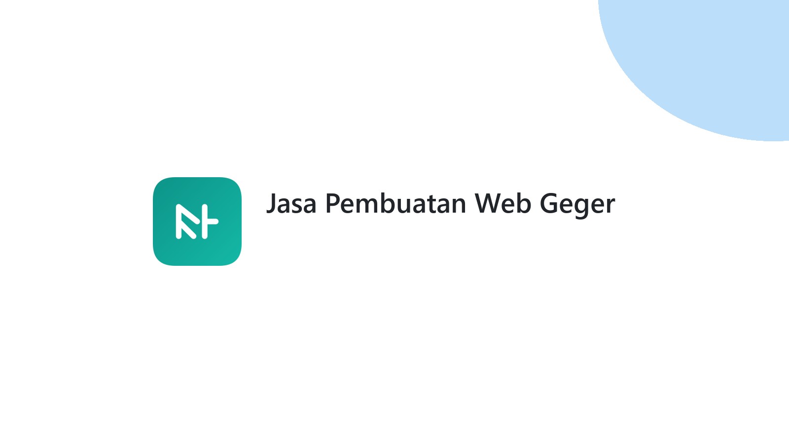 Jasa Pembuatan Web Geger
