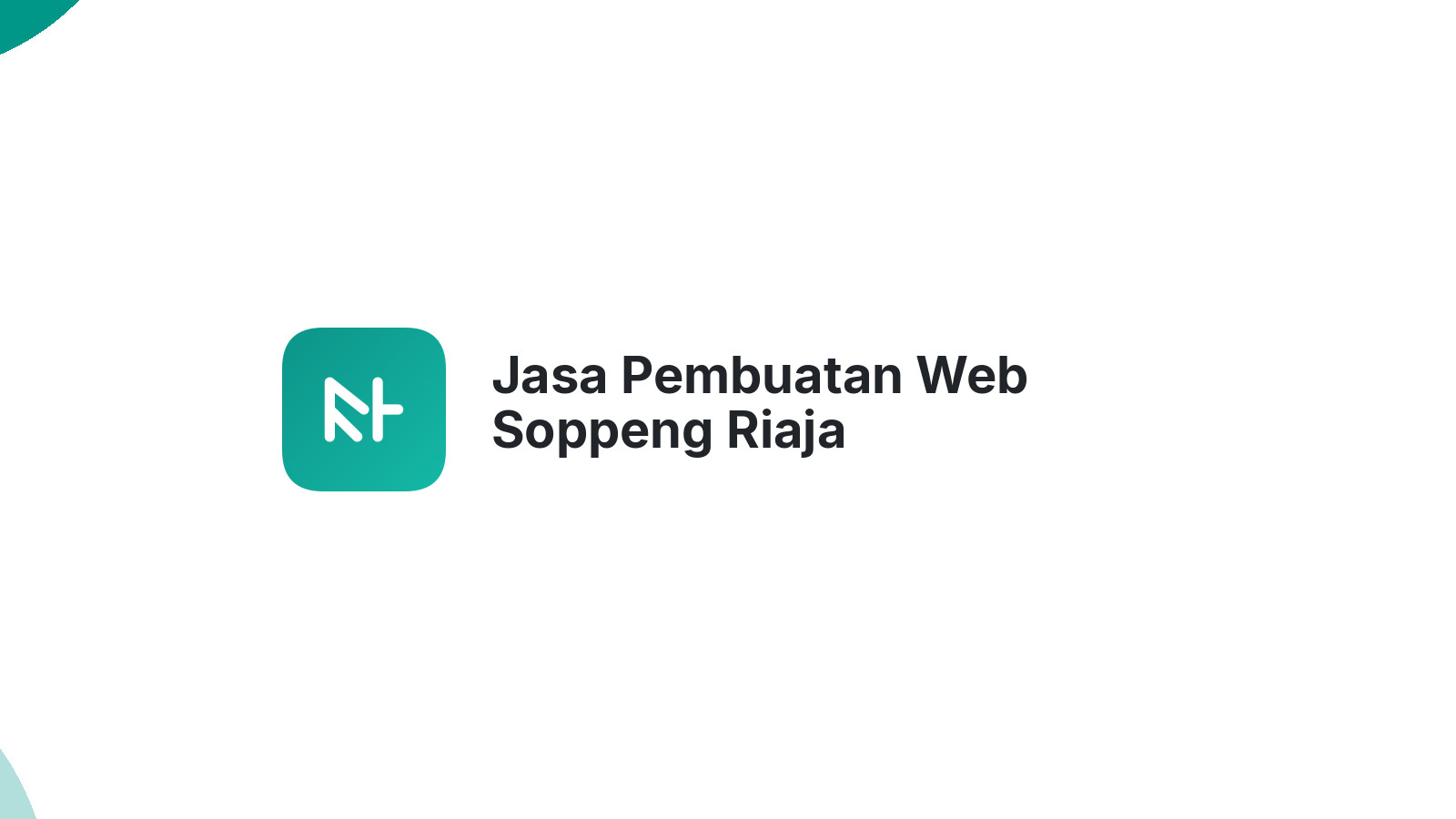 Jasa Pembuatan Web Soppeng Riaja