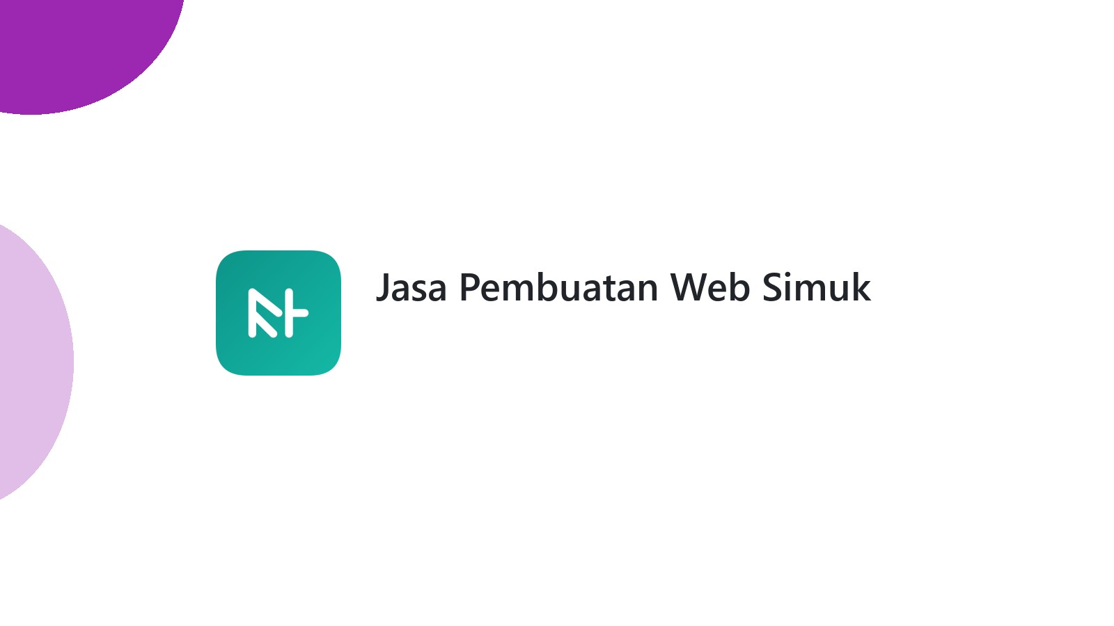 Jasa Pembuatan Web Simuk
