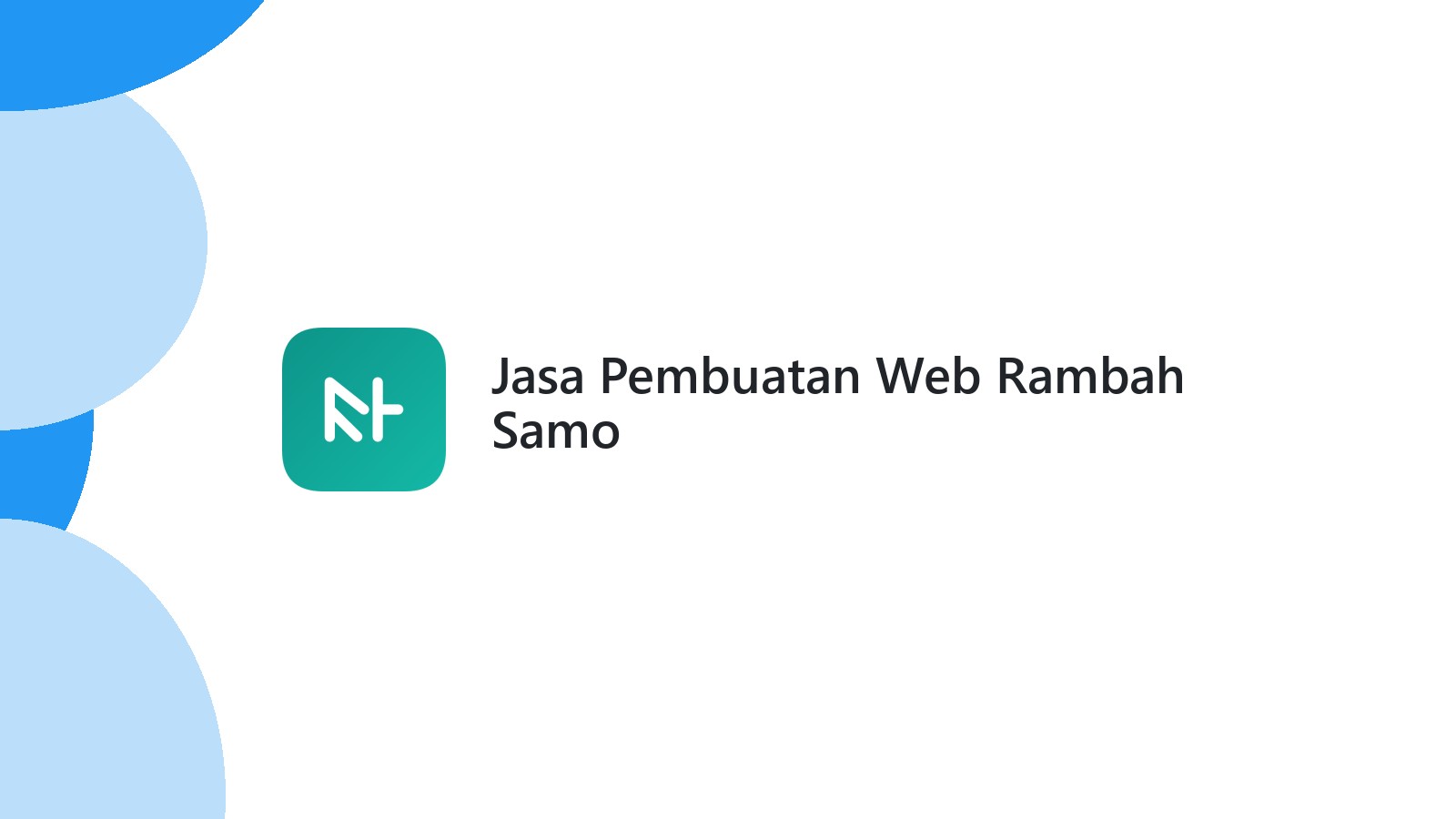 Jasa Pembuatan Web Rambah Samo