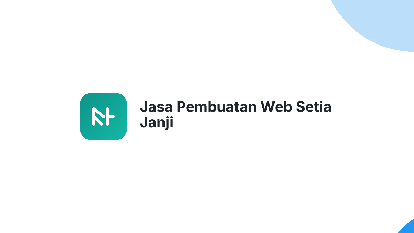 Jasa Pembuatan Web Setia Janji