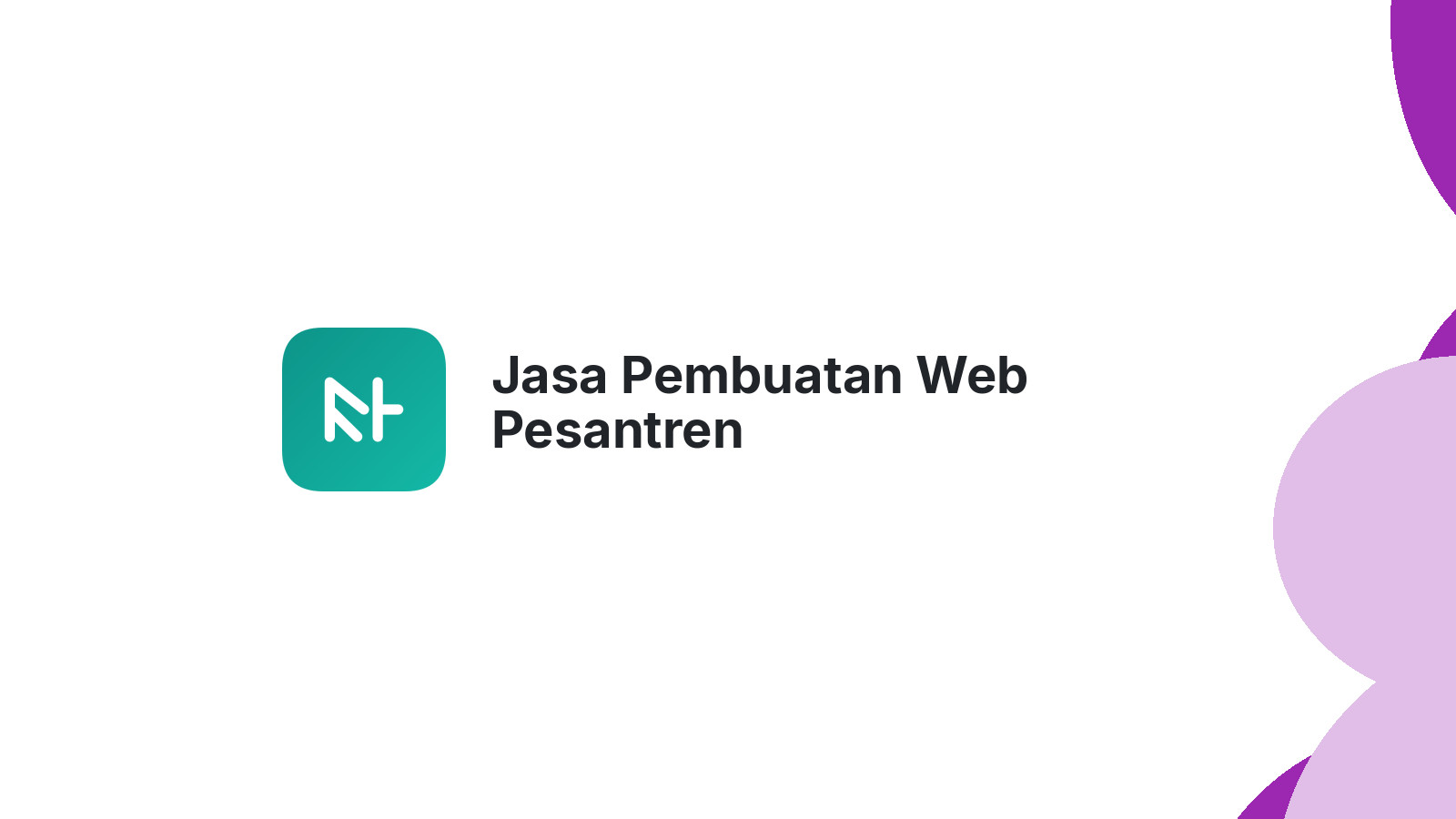 Jasa Pembuatan Web Pesantren