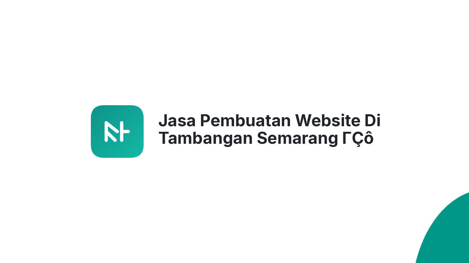 Jasa Pembuatan Website Di Tambangan Semarang ΓÇô Solusi Web UMKM
