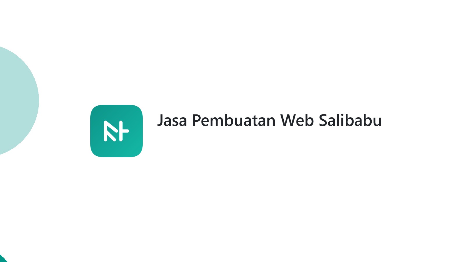 Jasa Pembuatan Web Salibabu