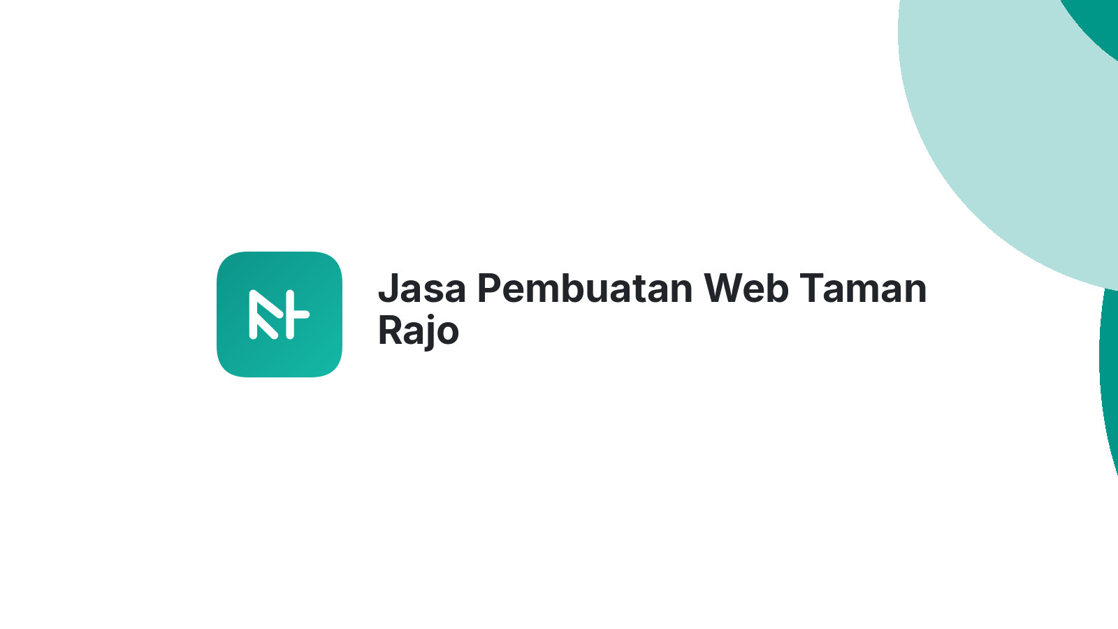 Jasa Pembuatan Web Taman Rajo