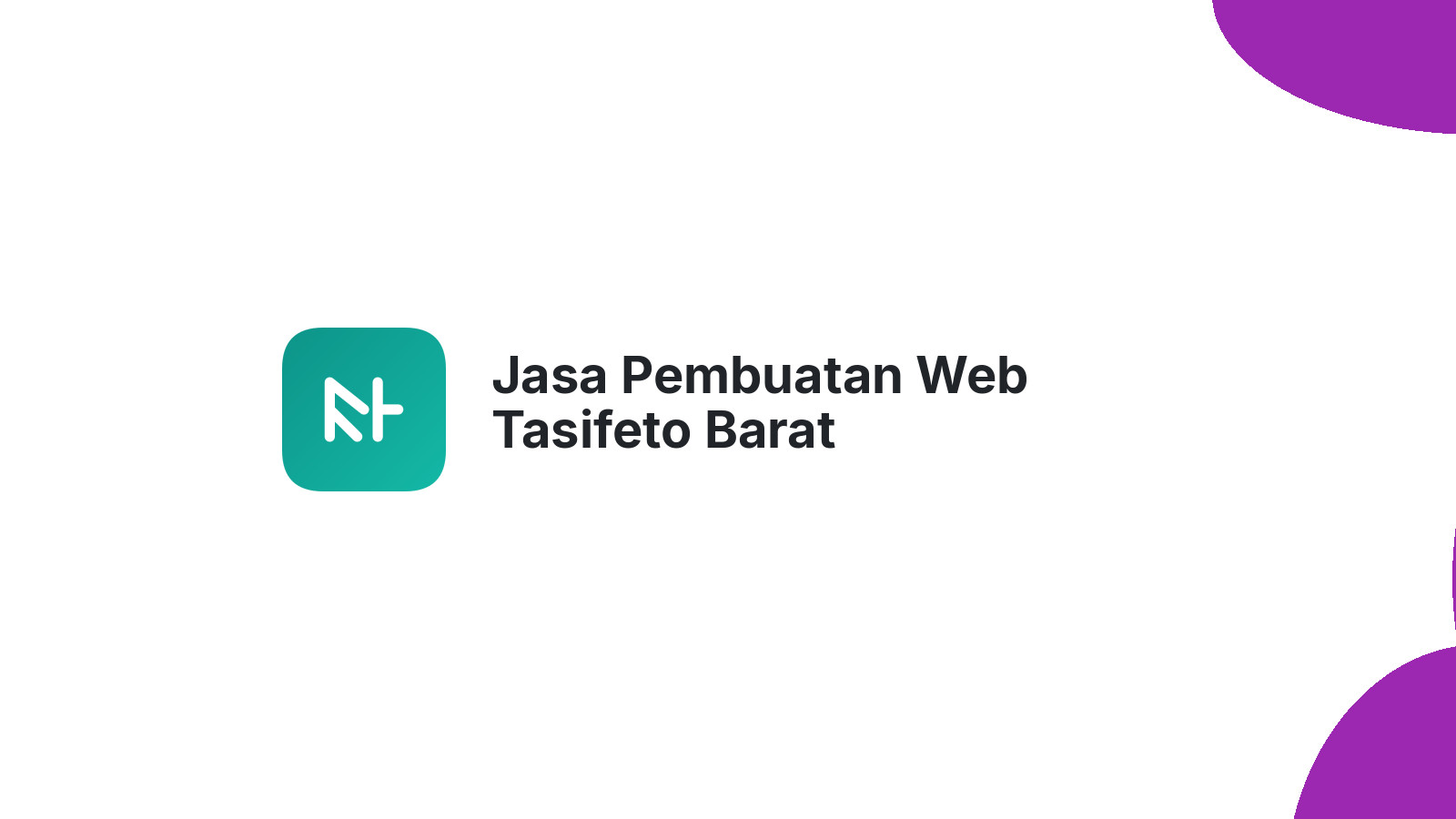 Jasa Pembuatan Web Tasifeto Barat