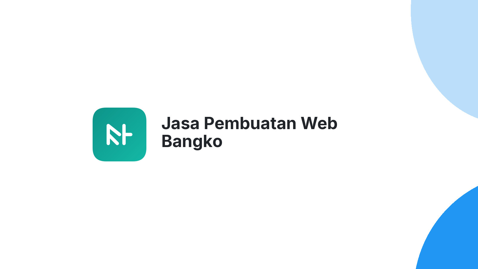 Jasa Pembuatan Web Bangko