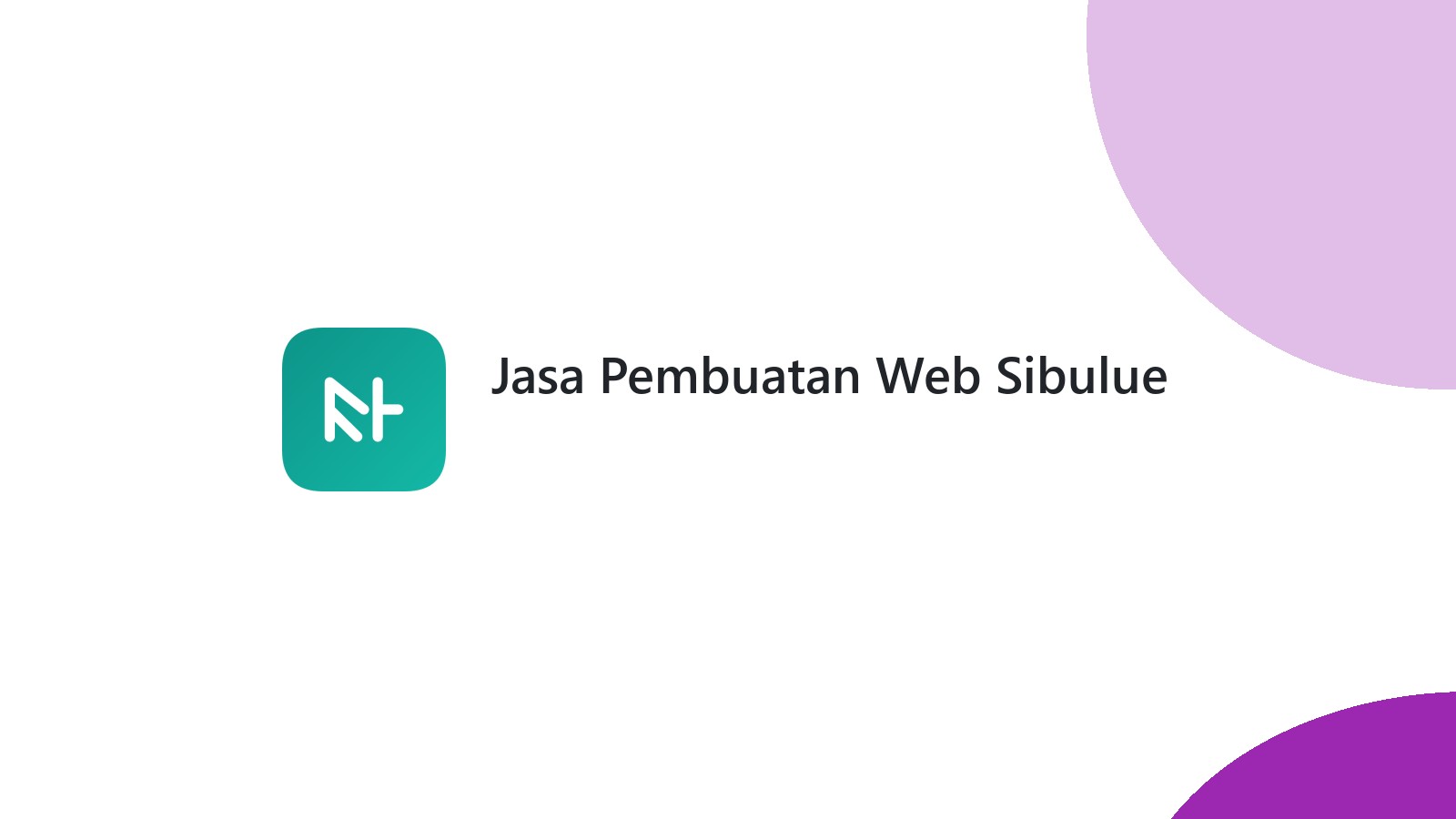 Jasa Pembuatan Web Sibulue