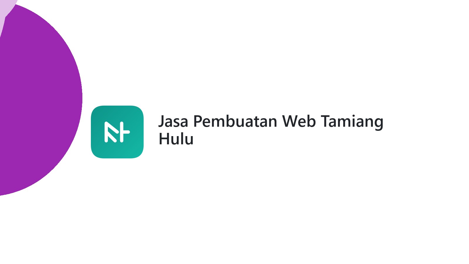 Jasa Pembuatan Web Tamiang Hulu