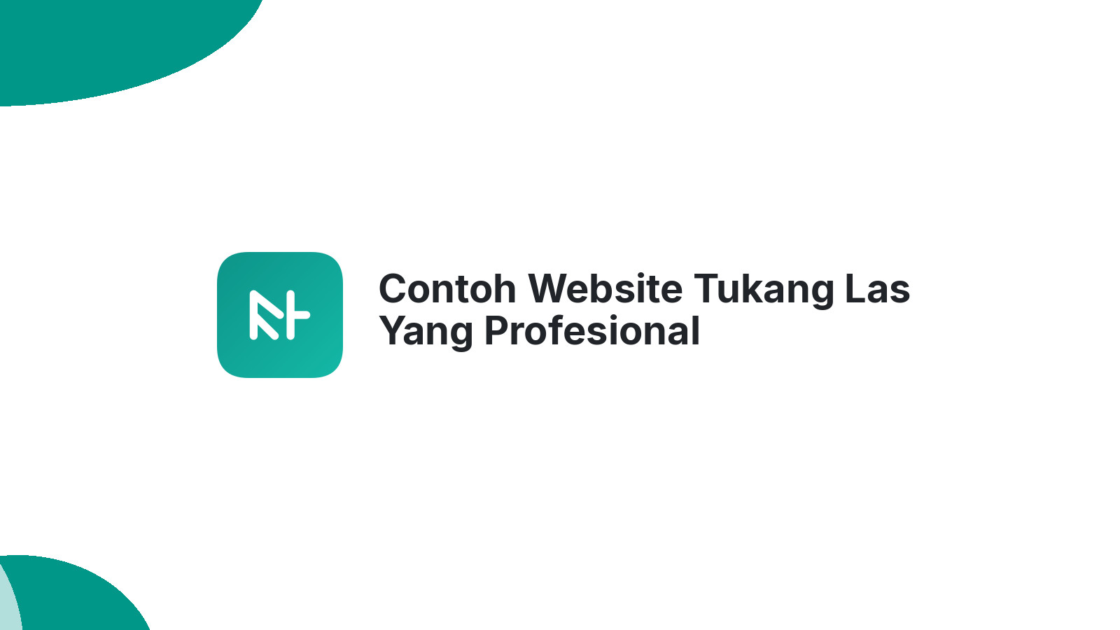 Contoh Website Tukang Las Yang Profesional