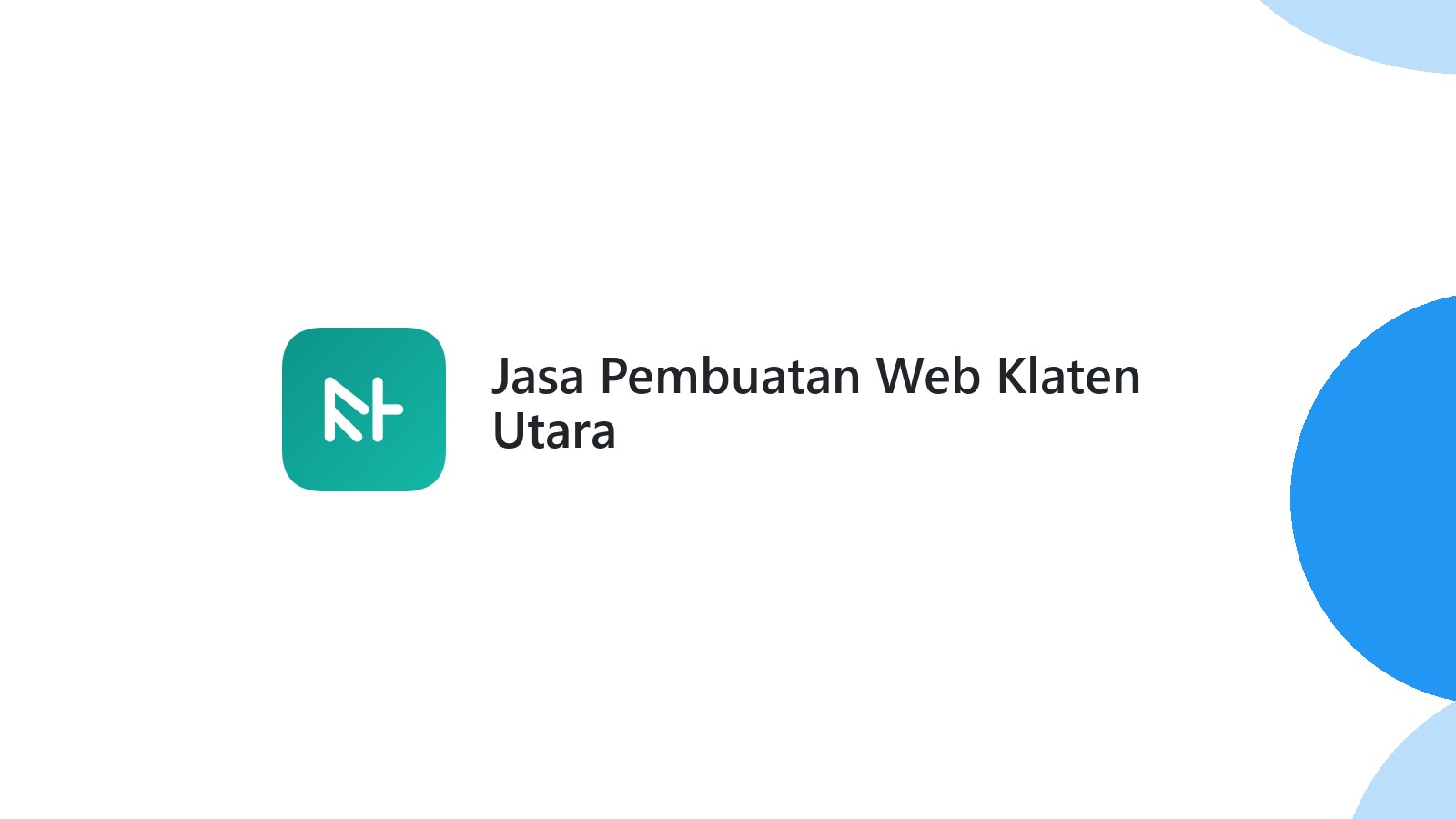 Jasa Pembuatan Web Klaten Utara