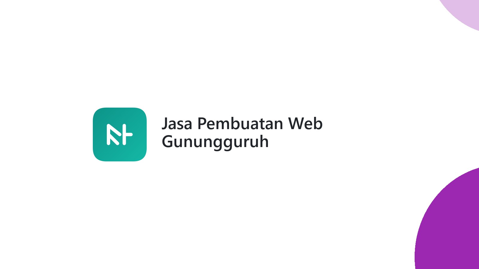 Jasa Pembuatan Web Gunungguruh