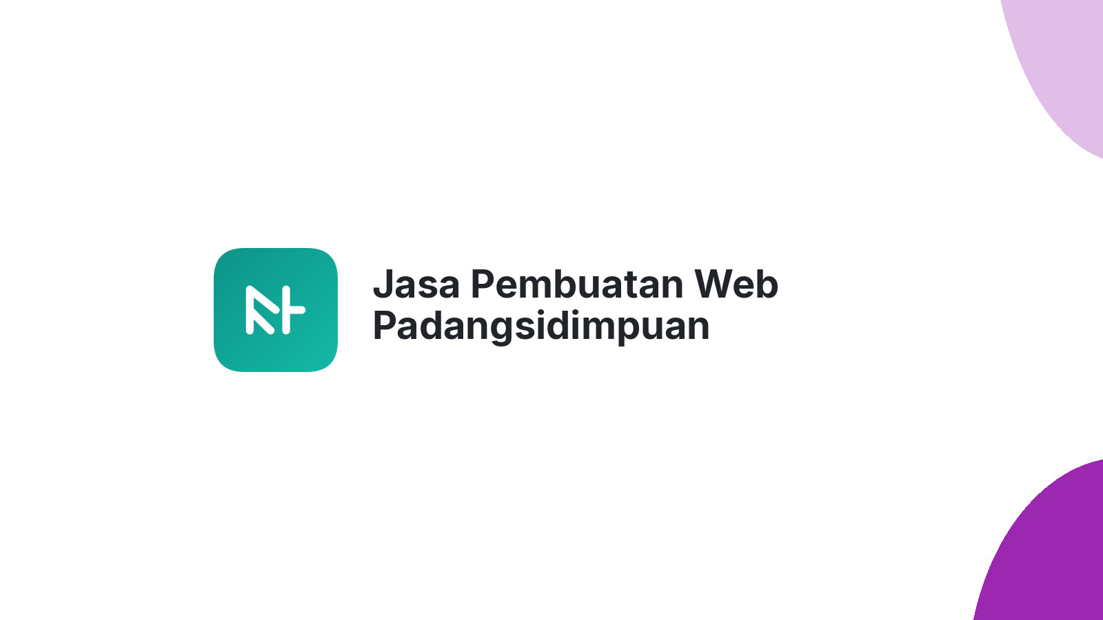 Jasa Pembuatan Web Padangsidimpuan Hutaimbaru