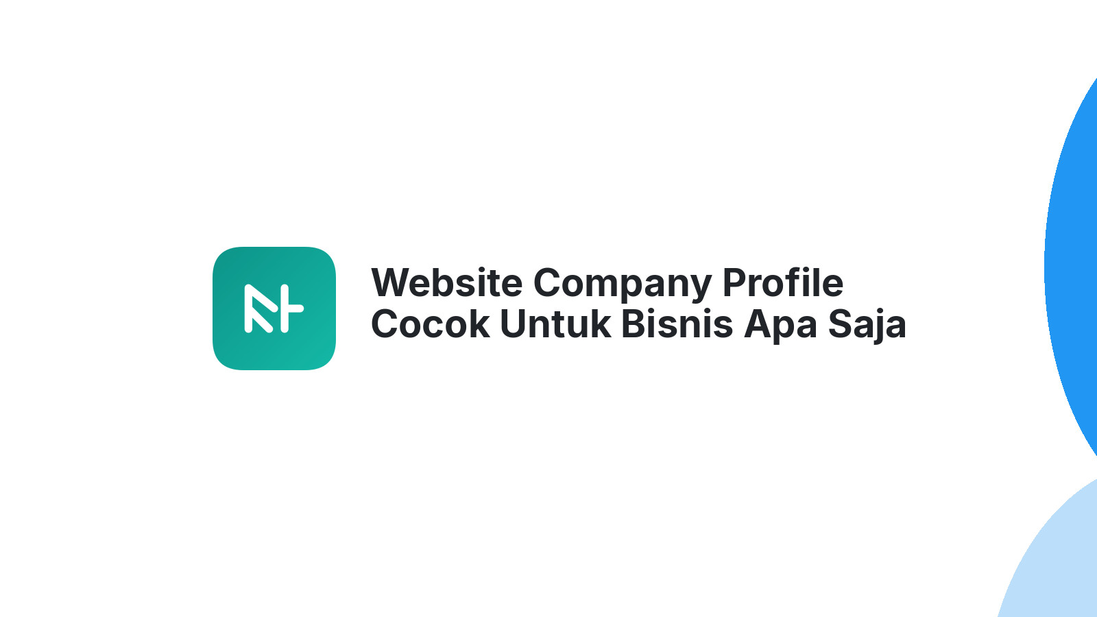 Website Company Profile Cocok Untuk Bisnis Apa Saja